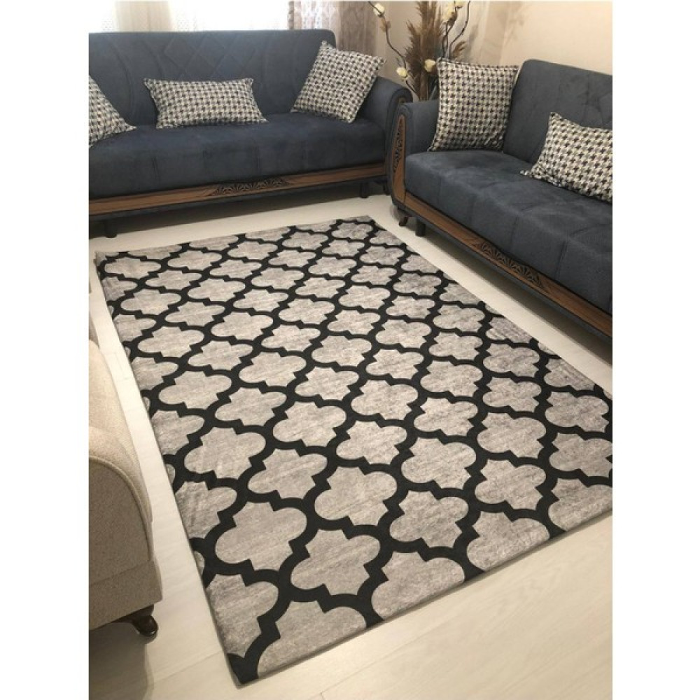 Fistanbul Halı Fistanbul Lastikli Halı Kılıfı - 160 x 230 cm - Gri Salon & Oturma Odası Tekstili Fiyatı