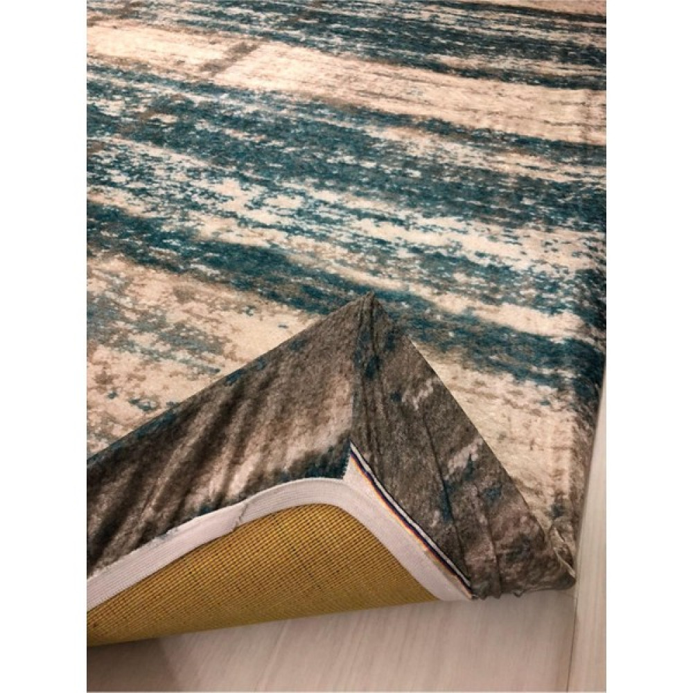 Fistanbul Halı Fistanbul Lastikli Halı Örtüsü - 160 x 230 cm - Mavi Salon & Oturma Odası Tekstili Fiyatı