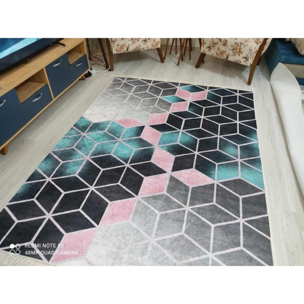 Fistanbul Halı Fistanbul Yazlık Salon Halısı - 160 x 230 cm - Renkli Salon Halısı Fiyatı