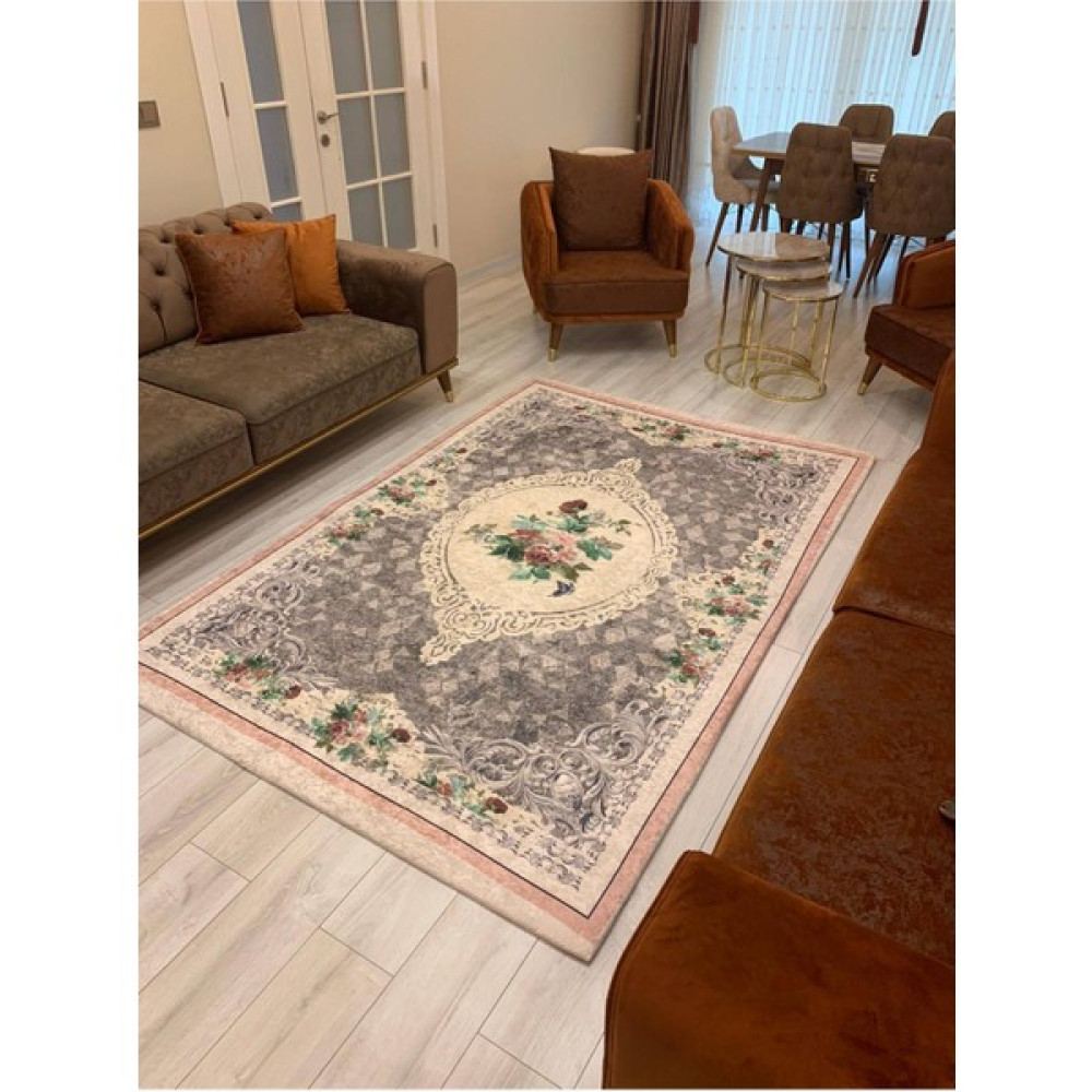 Fistanbul Halı Fistanbul Yeni Sezon Halı Örtüsü - 160 x 235 cm - Gri Salon & Oturma Odası Tekstili Fiyatı