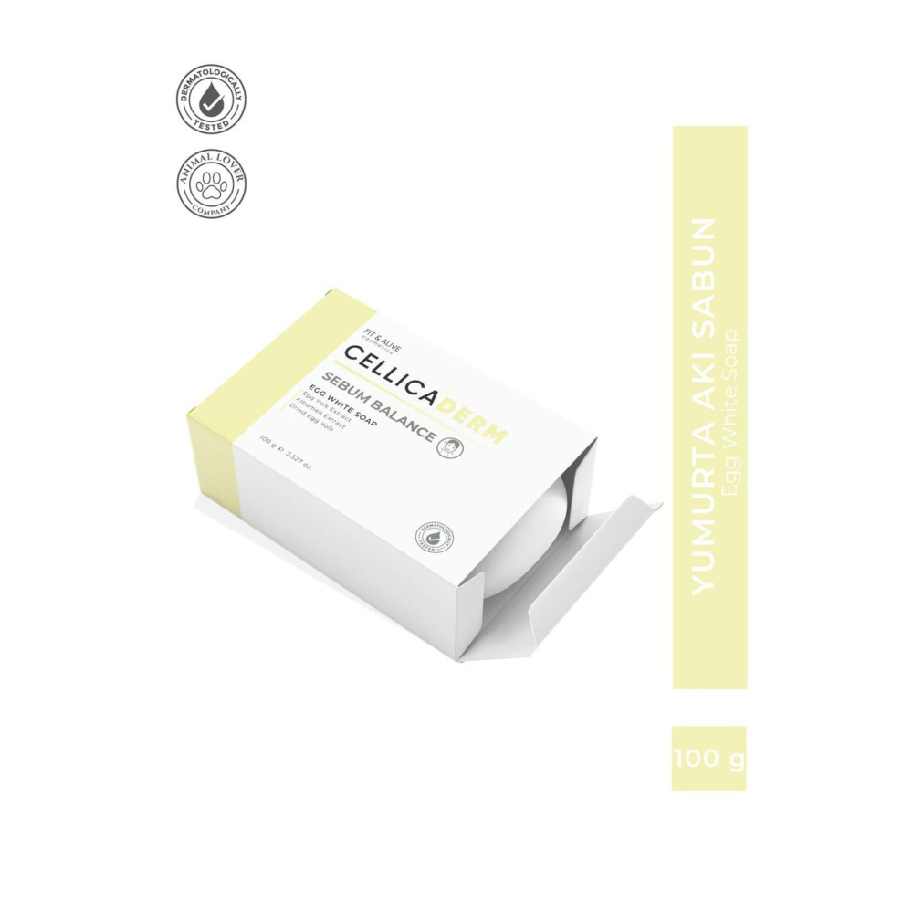 Fit & Alive Fitalive Cellicaderm Yumurta Akı Sabun - Gözenek Sıkılaştırıcı & Sebum Dengeliyici Etkili Vücut Bakımı Fiyatı