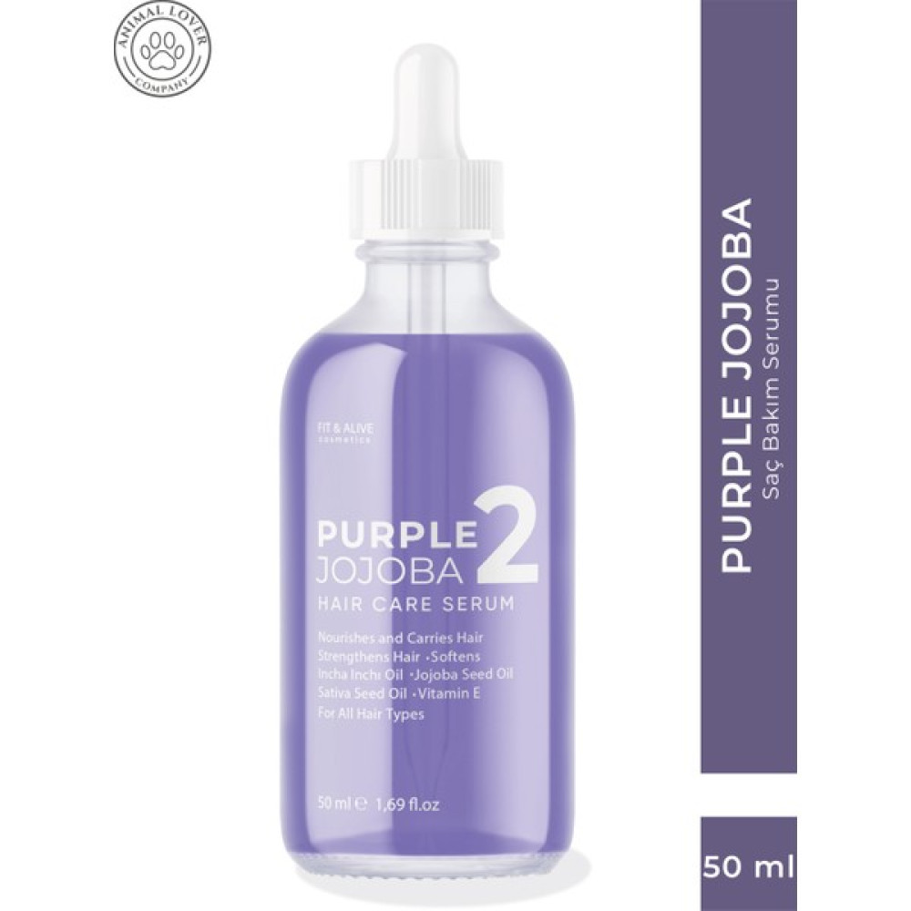 Fit & Alive Purple Jojoba Hair Care Oil Saç Bakım Maskeleri & Serumlar & Spreyler Fiyatı