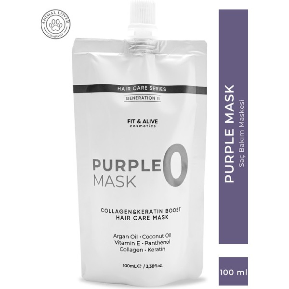 Fit & Alive Purple Saç Maskesi - Beyaz Saç Bakım Maskeleri & Serumlar & Spreyler Fiyatı