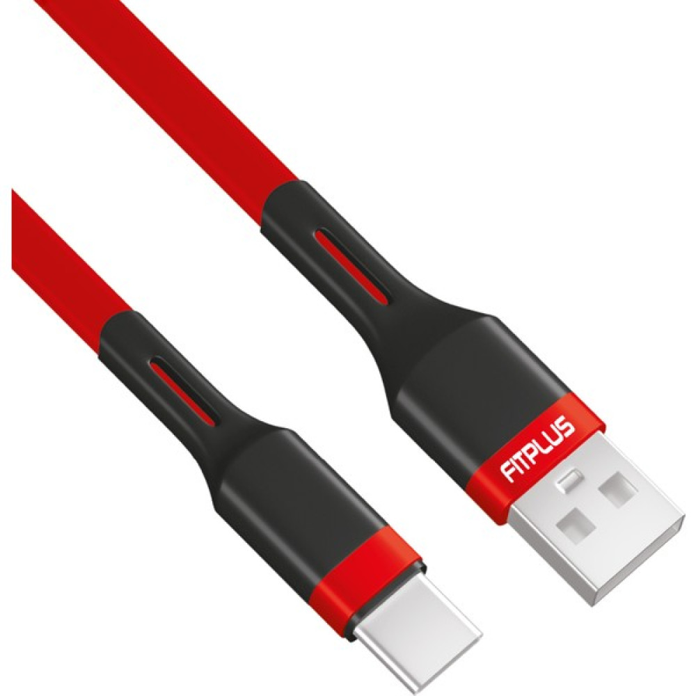 Fit Plus Premium PS-303 Type-C Data/şarj Kablosu 2.4A 1mt - Kırmızı Cep Telefonu Şarj Cihazı Fiyatı