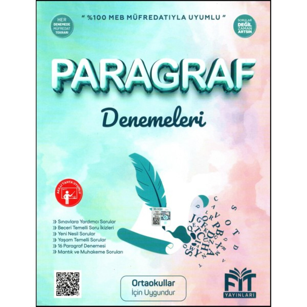 Fit Yayınları 8. Sınıf LGS Paragraf Denemeleri 16 Deneme Ders Sınav Kitapları Fiyatı