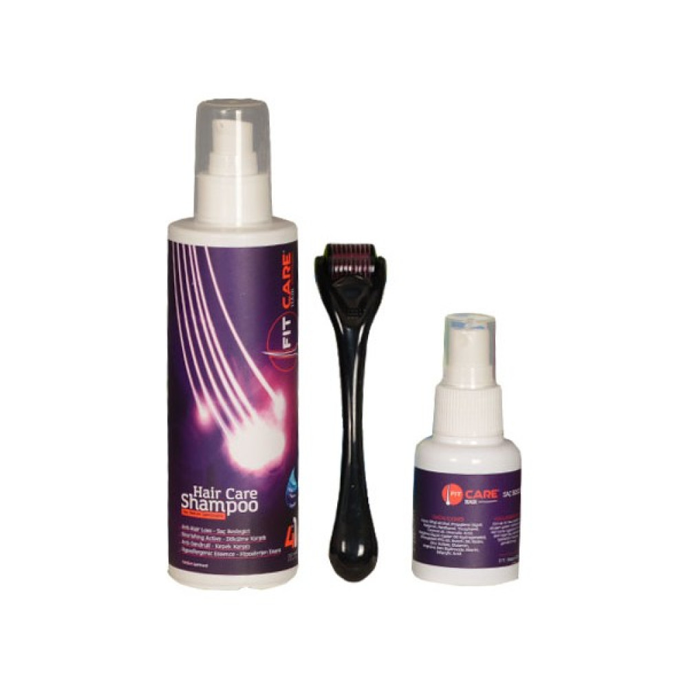 Fitcare Hair Saç Bakım Losyonu + Şampuan + Dermaroller Tarak Şampuan ve Saç Kremi Fiyatı
