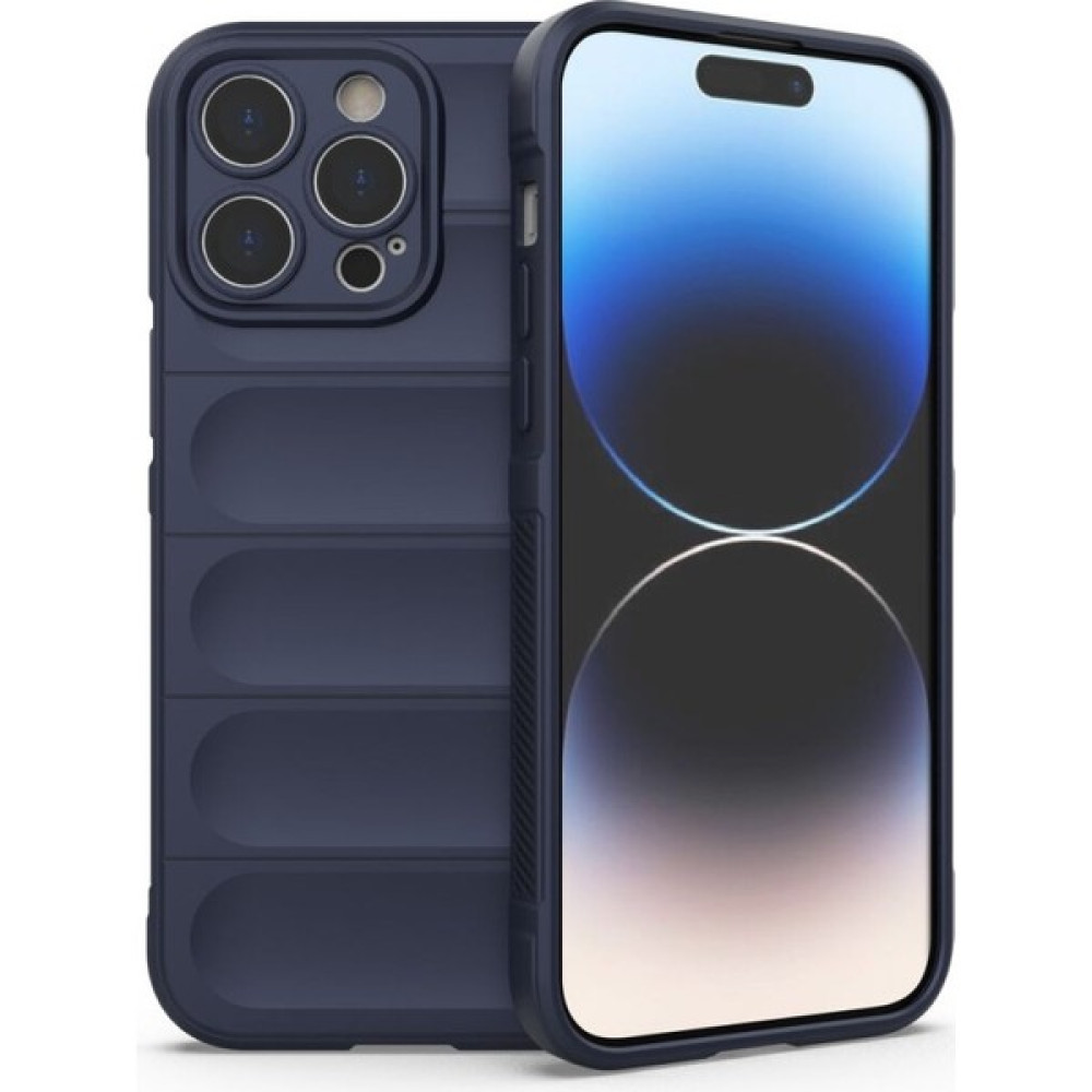 FitCase Apple iPhone 15 Pro Max Kılıf Optimum Lens Çerçeveli Silikon Kapak - Lacivert Cep Telefonu Kılıfı Fiyatı