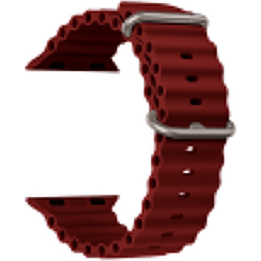 Fitcase Apple Watch 42/44/45/49 mm Uyumlu Ocean Silikon Kordon - Mürdüm SSD / Solid State Drive Fiyatı