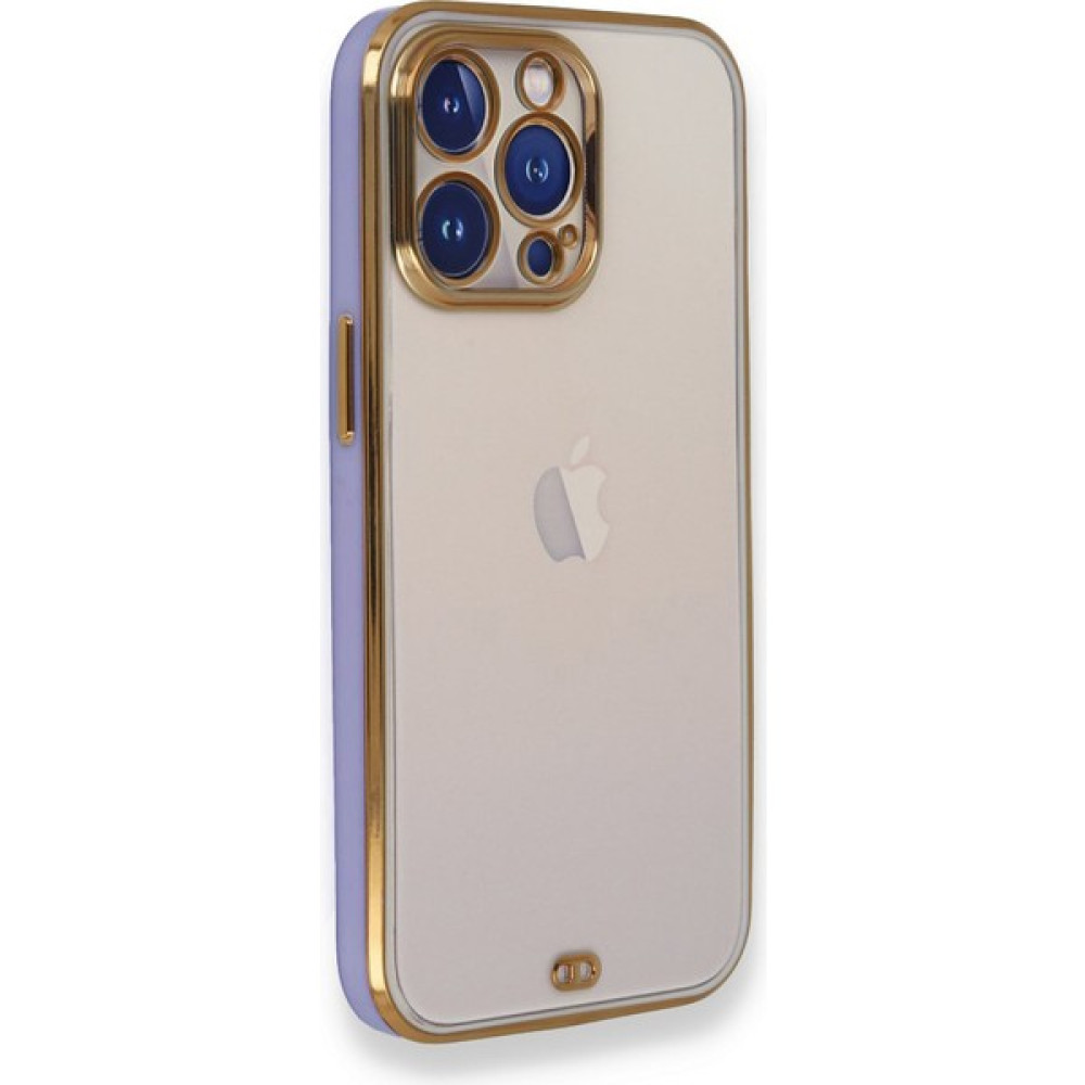 FitCase iPhone 13 Pro Kılıf Liva Lazer Silikon Kapak - Lila Cep Telefonu Kılıfı Fiyatı