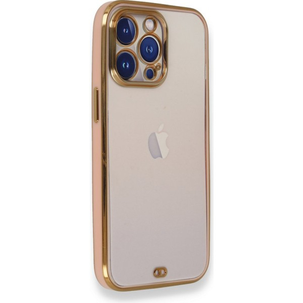 FitCase iPhone 13 Pro Kılıf Liva Lazer Silikon Kapak - Pembe Cep Telefonu Kılıfı Fiyatı