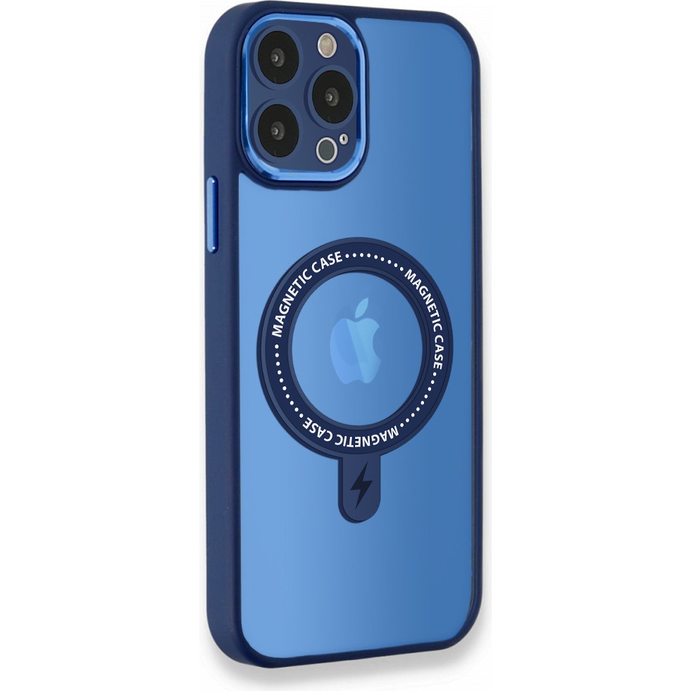 FitCase iPhone 15 Pro Kılıf Magsafe Özellikli Unix Silikon Kapak - Mavi Diğer Fiyatı