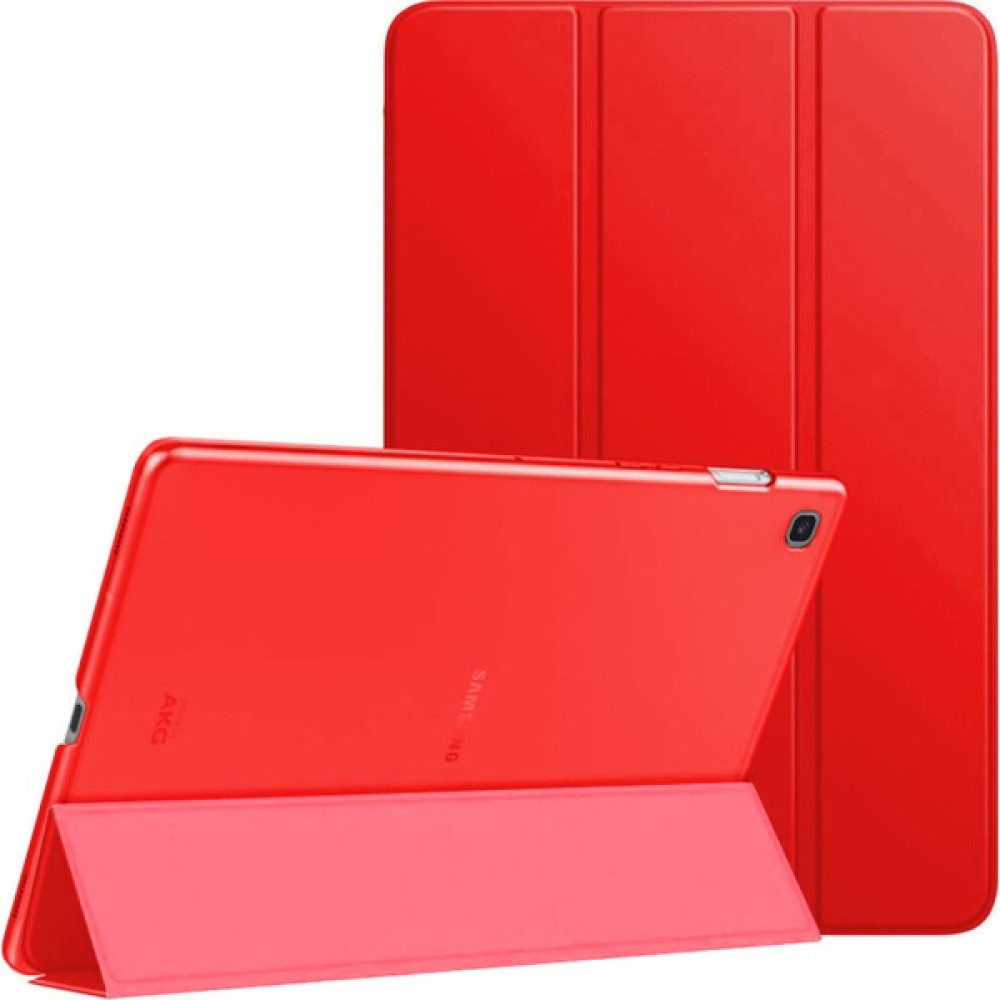 FitCase Samsung Galaxy Tab A7 T500/T505/T507 Standlı Smart Cover Tablet Kılıf - Kırmızı Tablet Kılıfı Fiyatı