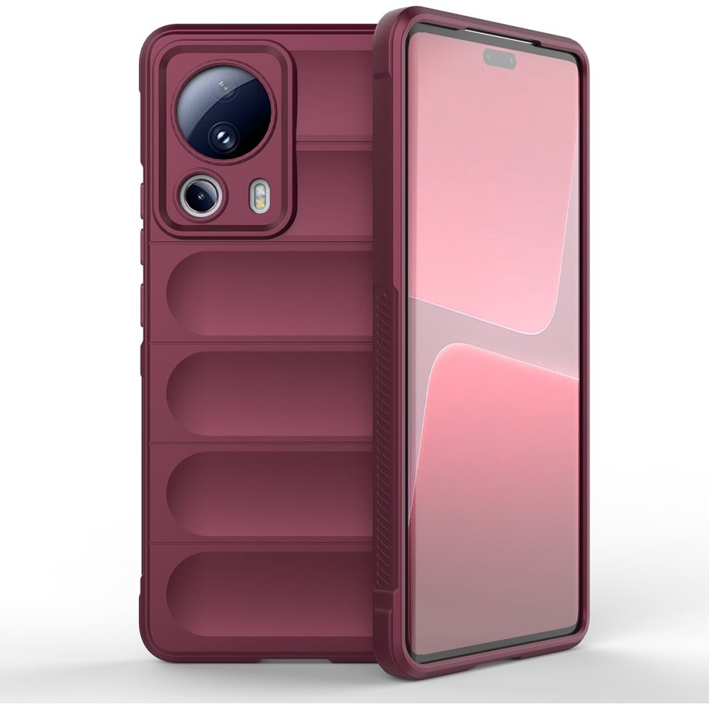 FitCase Xiaomi 13 Lite Kılıf Optimum Lens Çerçeveli Silikon Kapak - Bordo Cep Telefonu Kılıfı Fiyatı