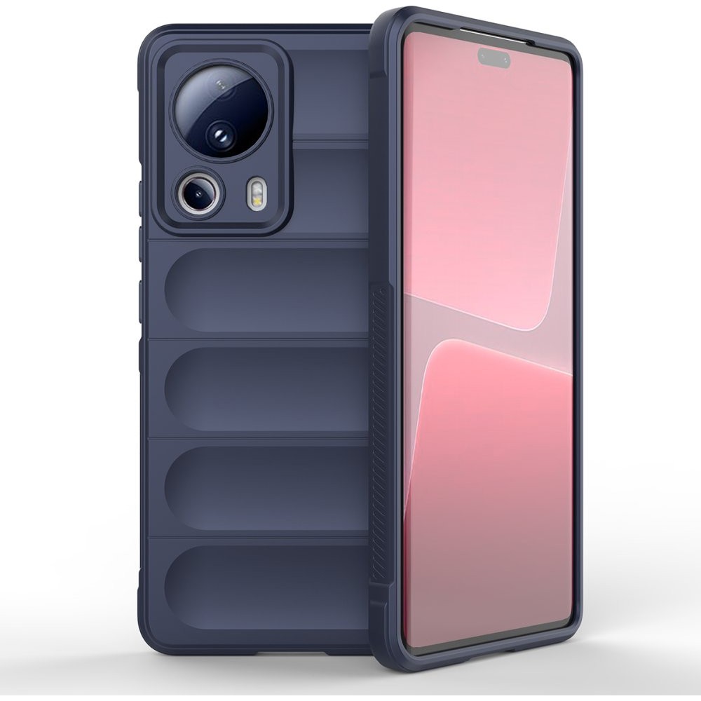 FitCase Xiaomi 13 Lite Kılıf Optimum Lens Çerçeveli Silikon Kapak - Lacivert Cep Telefonu Kılıfı Fiyatı