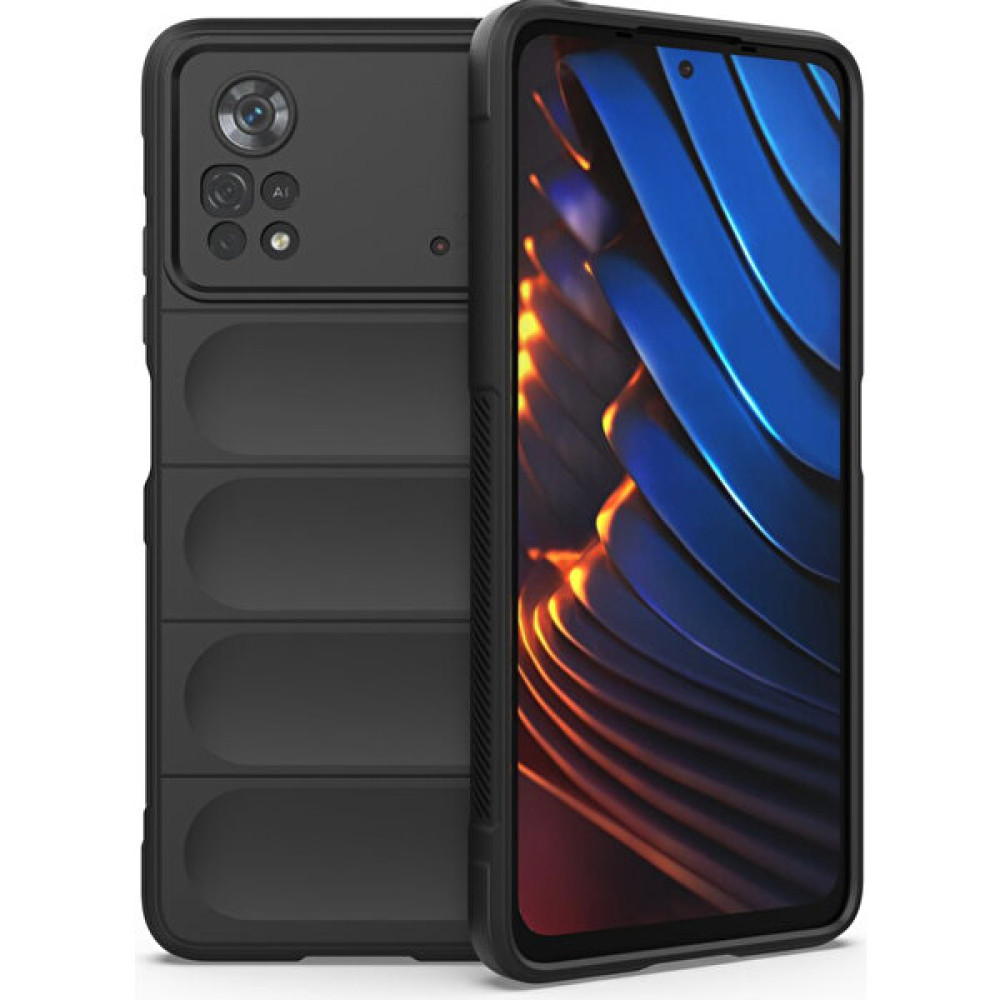 FitCase Xiaomi Poco X4 Pro 5g Kılıf Optimum Lens Çerçeveli Silikon Kapak - Siyah Cep Telefonu Kılıfı Fiyatı