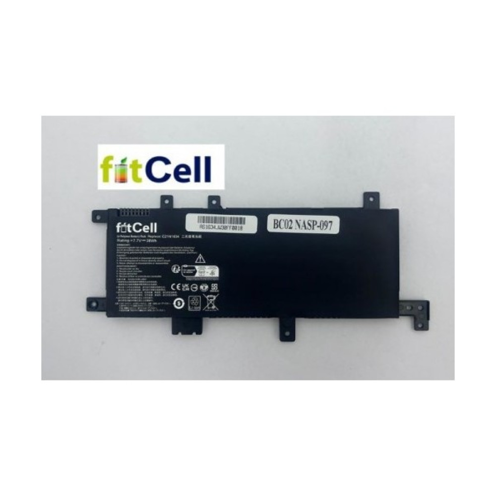 Fitcell Asus X542UR-GQ275T X542UR-GQ276 Notebook Bataryası - Siyah Laptop Batarya Pil Fiyatı