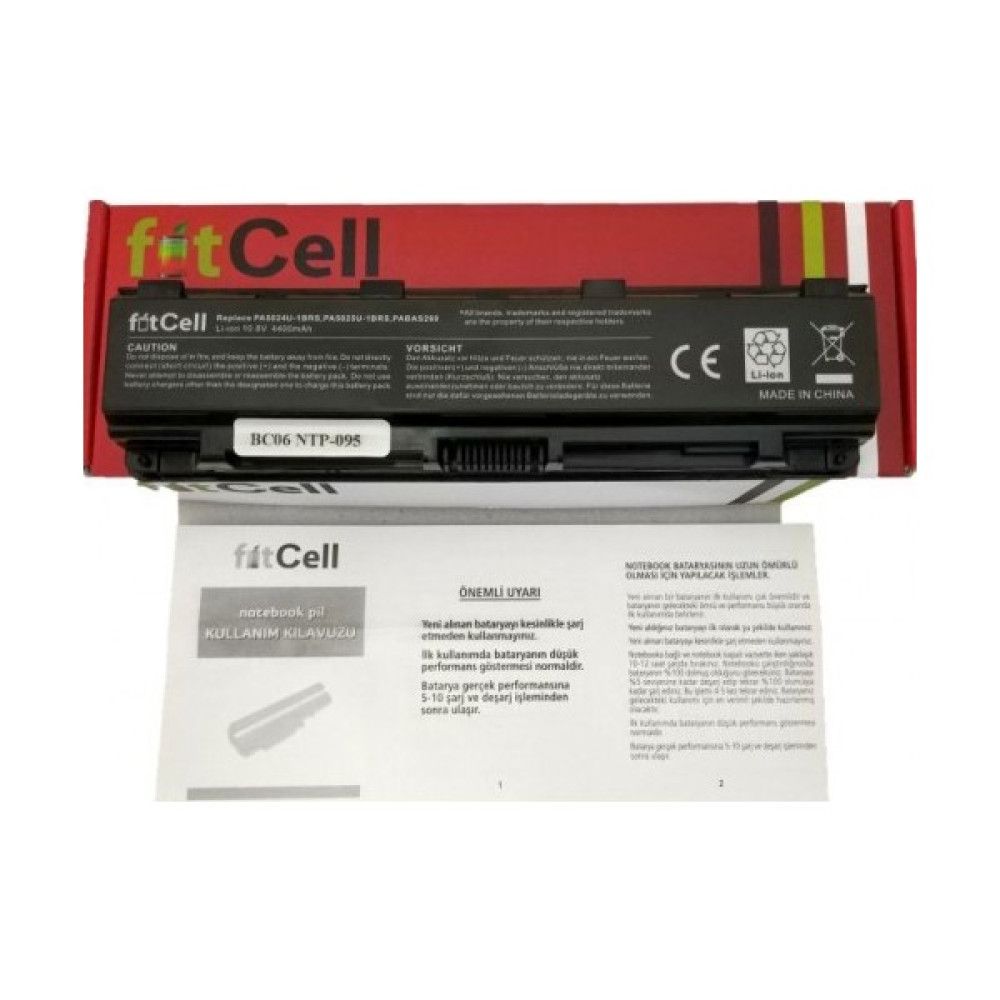 Fitcell Toshiba PA5110U-1BRS Notebook Batarya - Pil Laptop Batarya Pil Fiyatı