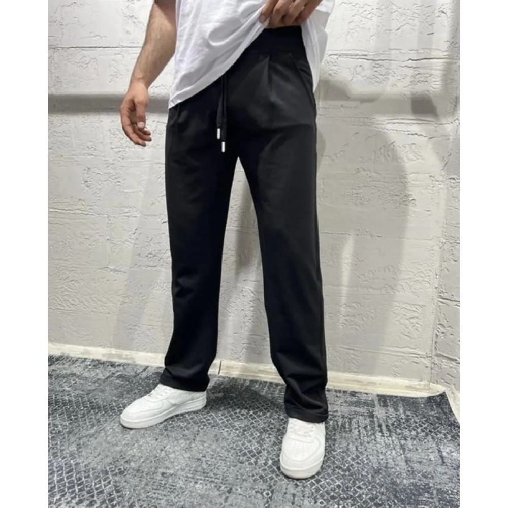 Fitgo Siyah Düz Paça Oversize Mevsimlik Eşofman Alt Kadın Eşofman Fiyatı