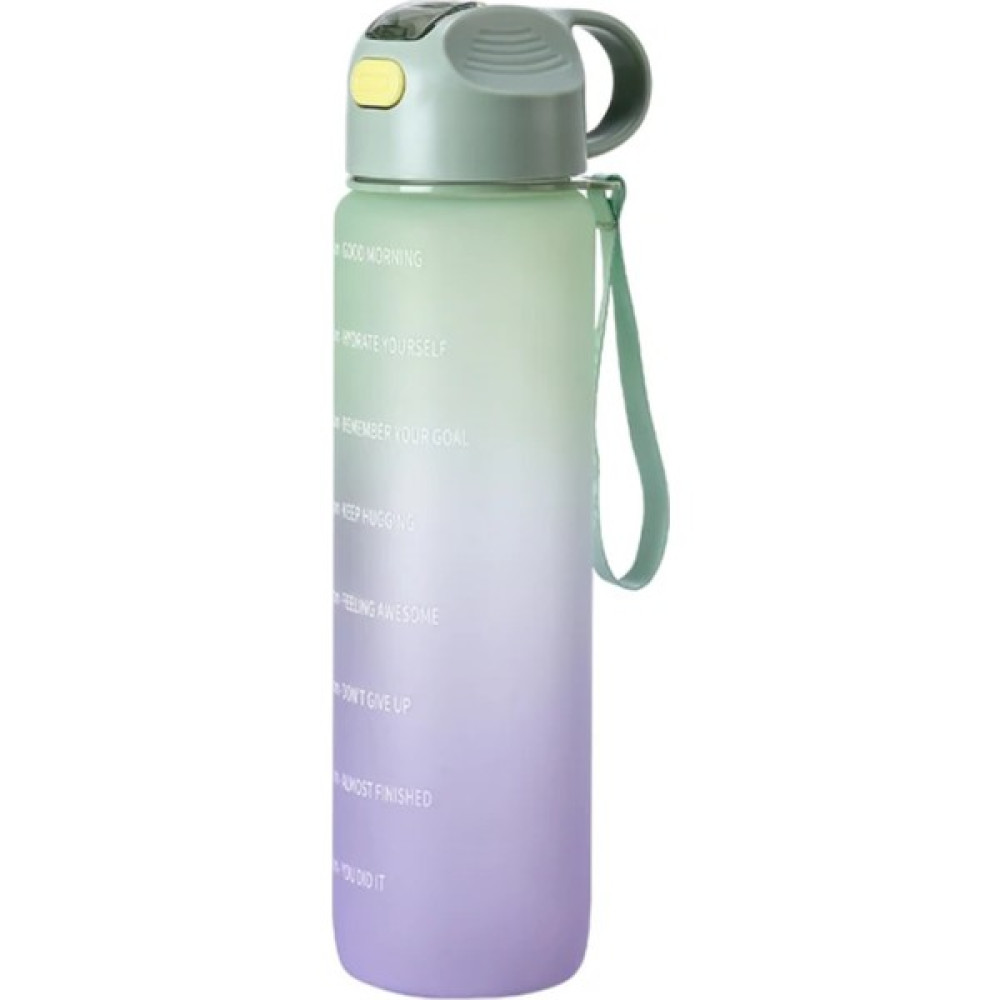 Fitmart 1 Litre Motivasyonlu Tritan Su Şişesi Suluk Spor Matara Bpa Içermez - Yeşil Suluk Fiyatı