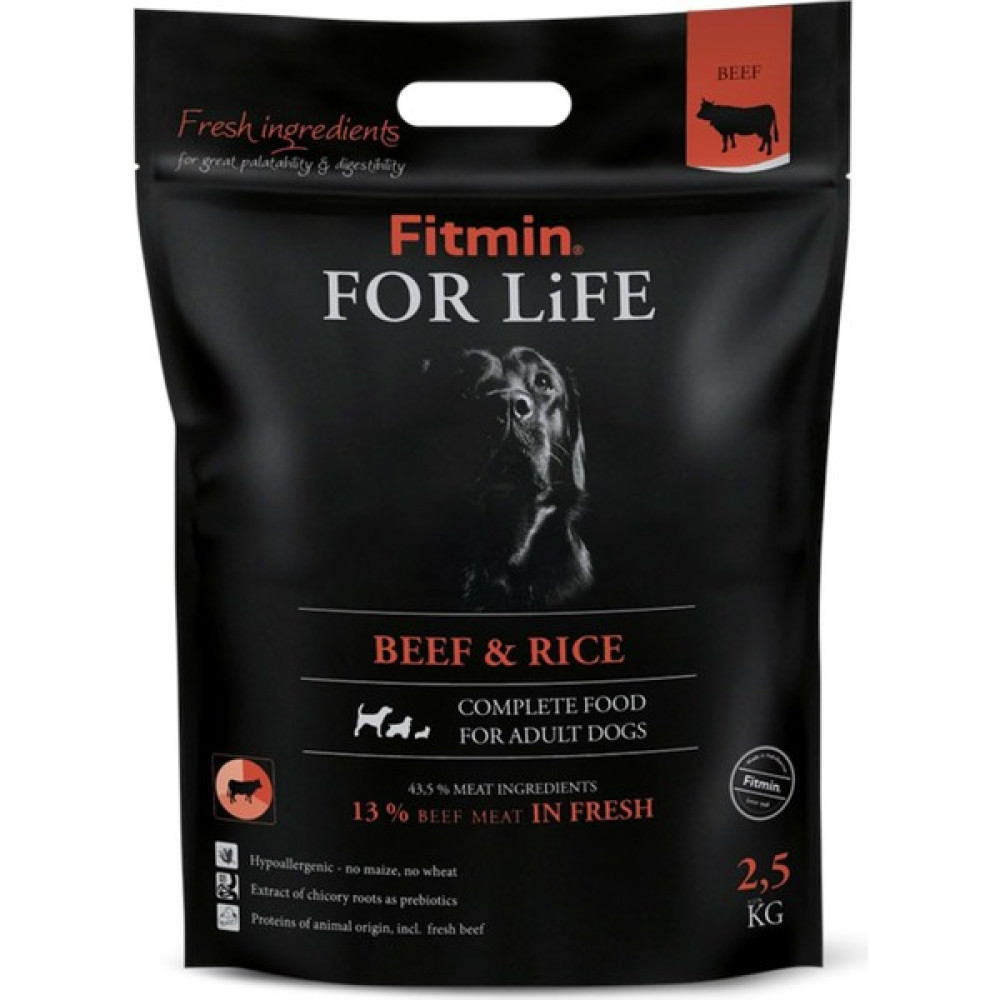 Fitmin For Life %13 Taze Biftek Etli Yetişkin Köpek Maması 2,5 kg Evcil Hayvan Ürünleri Fiyatı