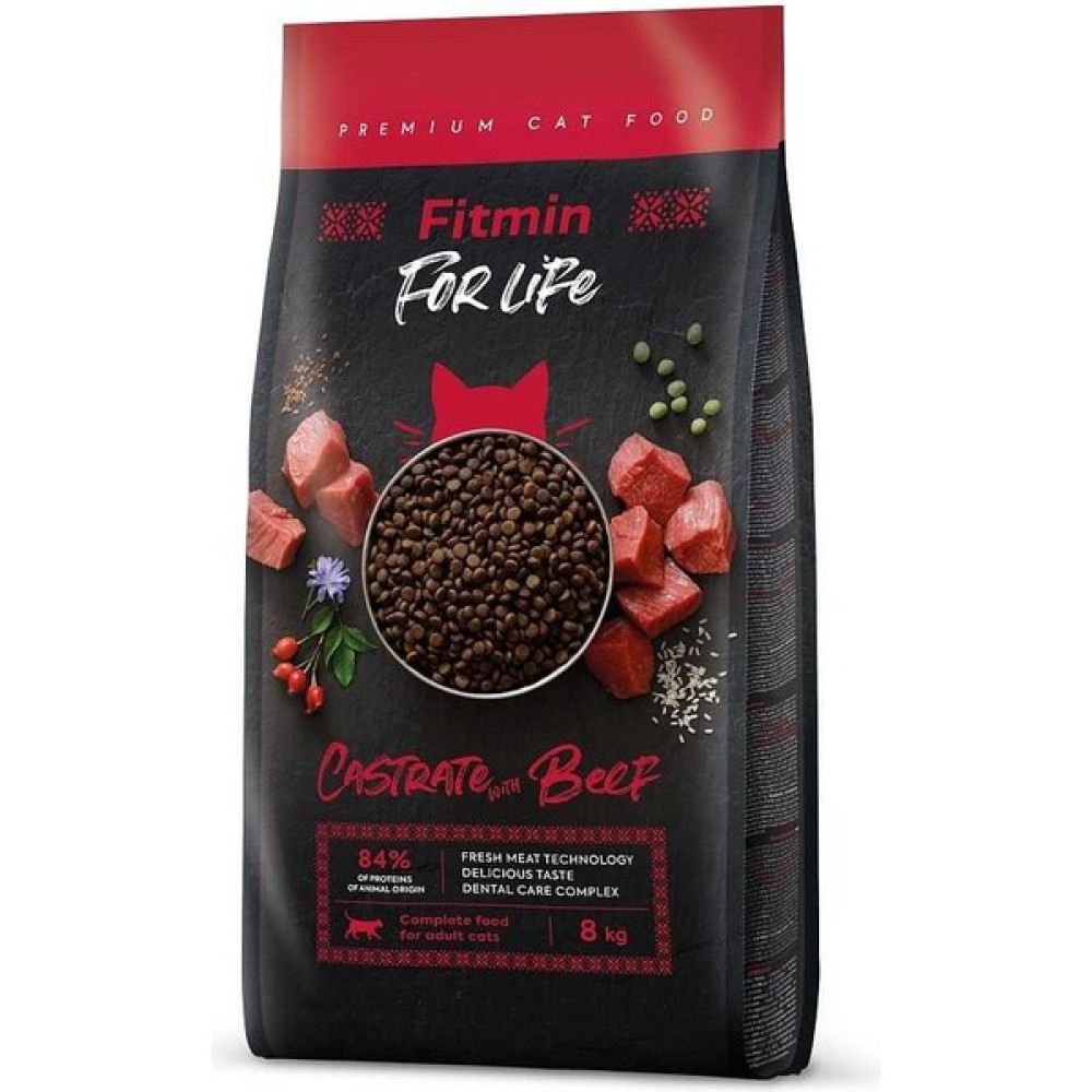 Fitmin For Life Castrate Beef Kısır Kedi Maması 8 kg Evcil Hayvan Ürünleri Fiyatı