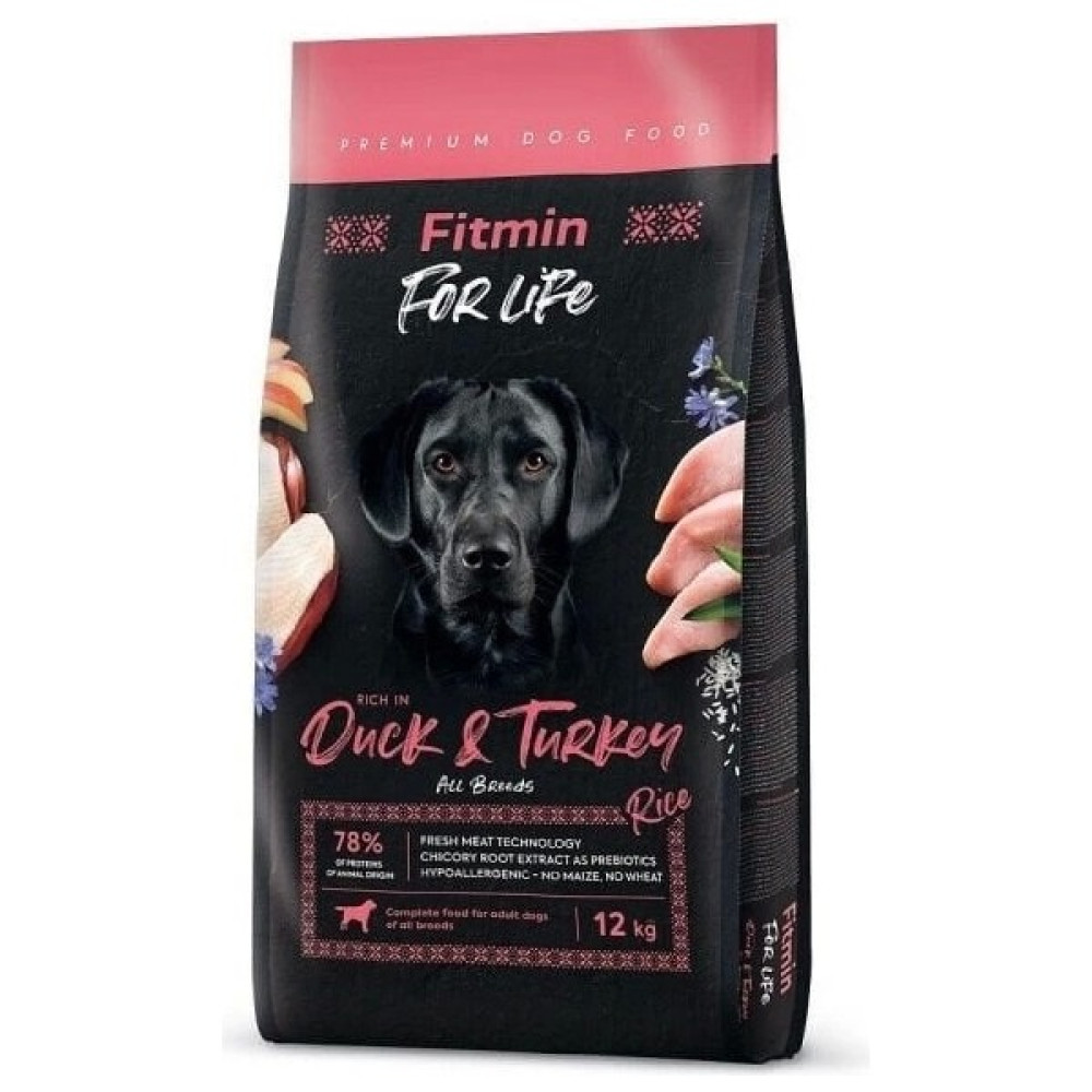 Fitmin For Life Tüm Irklar Için Ördek ve Hindi Etli Yetişkin Köpek Maması 12 kg Evcil Hayvan Ürünleri Fiyatı