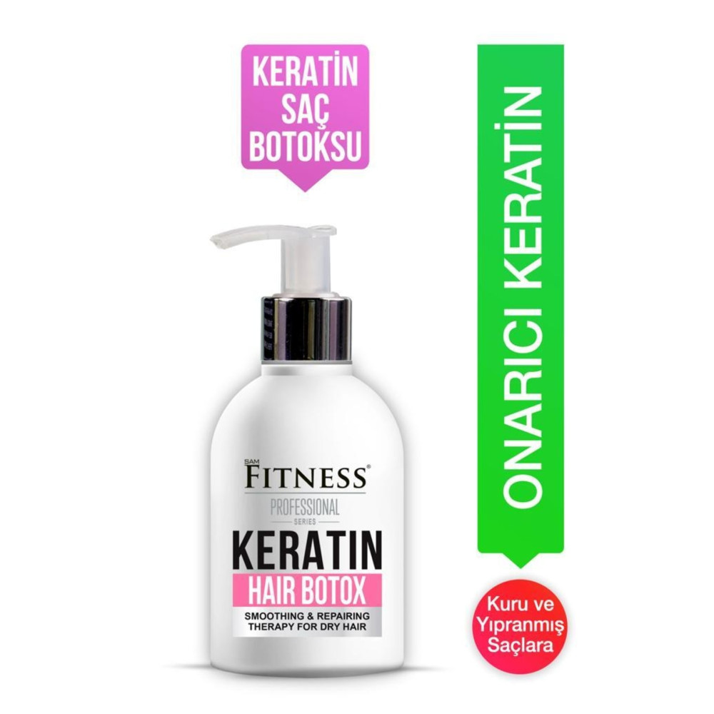 Fitness Professional Keratin Onarıcı Yıpranmış Kuru Saç Botoksu Hair Botox 250ml Şampuan ve Saç Kremi Fiyatı