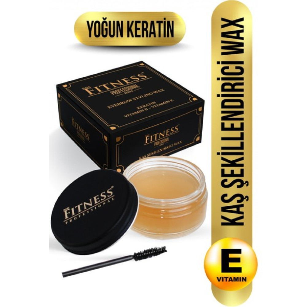 Fitness Professional Keratin ve Vitamin E Özlü Kaş Sabitleyici - Şekillendirici Wax 50 ml Makyaj Ürünleri Fiyatı