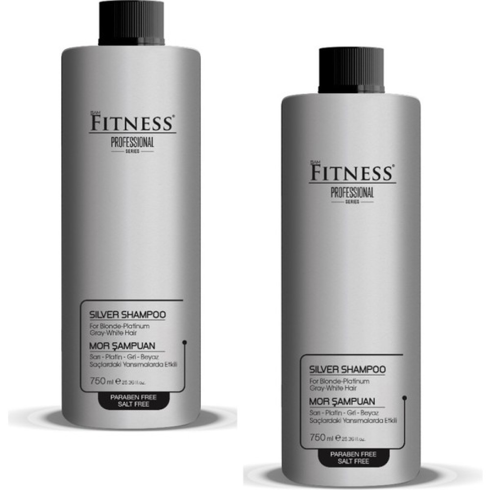 Fitness Professional Renk Eşitleyici Turunculaşma Karşıtı Silver Mor Şampuan Gri Beyaz Sarı Saçlara Uygun 750 Ml X2 Şampuan ve Saç Kremi Fiyatı
