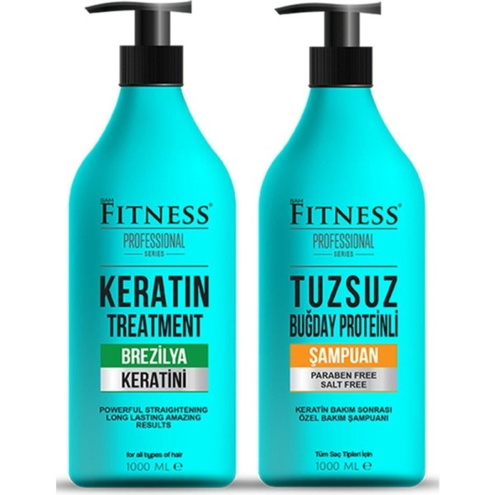 Fitness Professional Saç Düzleştirici Keratin Bakımı Ve Tuzsuz Şampuan Seti 1000 Ml - 1 Şampuan ve Saç Kremi Fiyatı