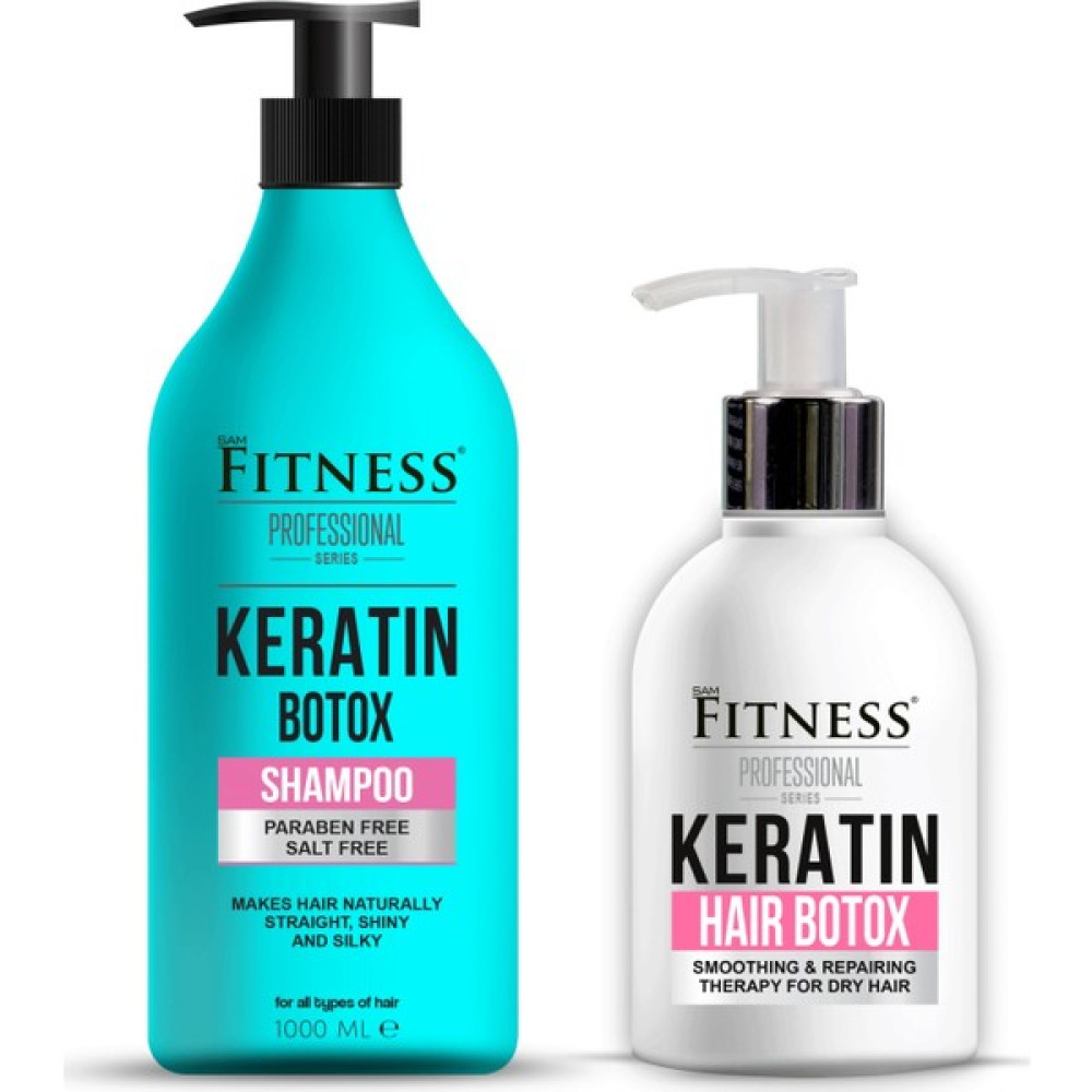 Fitness Professional Saç Onarıcı Canlandırıcı Keratin Botox Şampuan Seti 1000 ml Saç Bakım Maskeleri & Serumlar & Spreyler Fiyatı