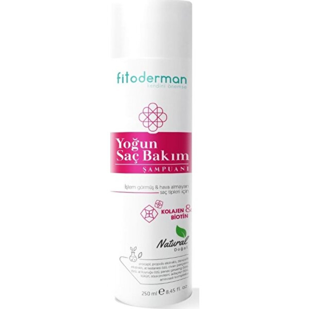 Fitoderman Yoğun Saç Bakım Şampuanı 250 ml Şampuan ve Saç Kremi Fiyatı