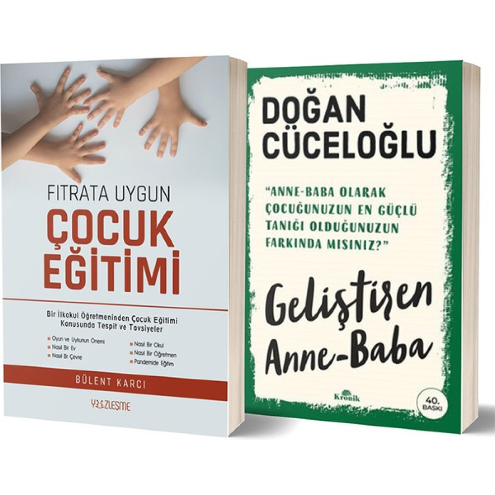 Fıtrata Uygun Çocuk Eğitimi - Geliştiren Anne-Baba 2 Kitap Set Çocuk Bakımı Kitapları Fiyatı