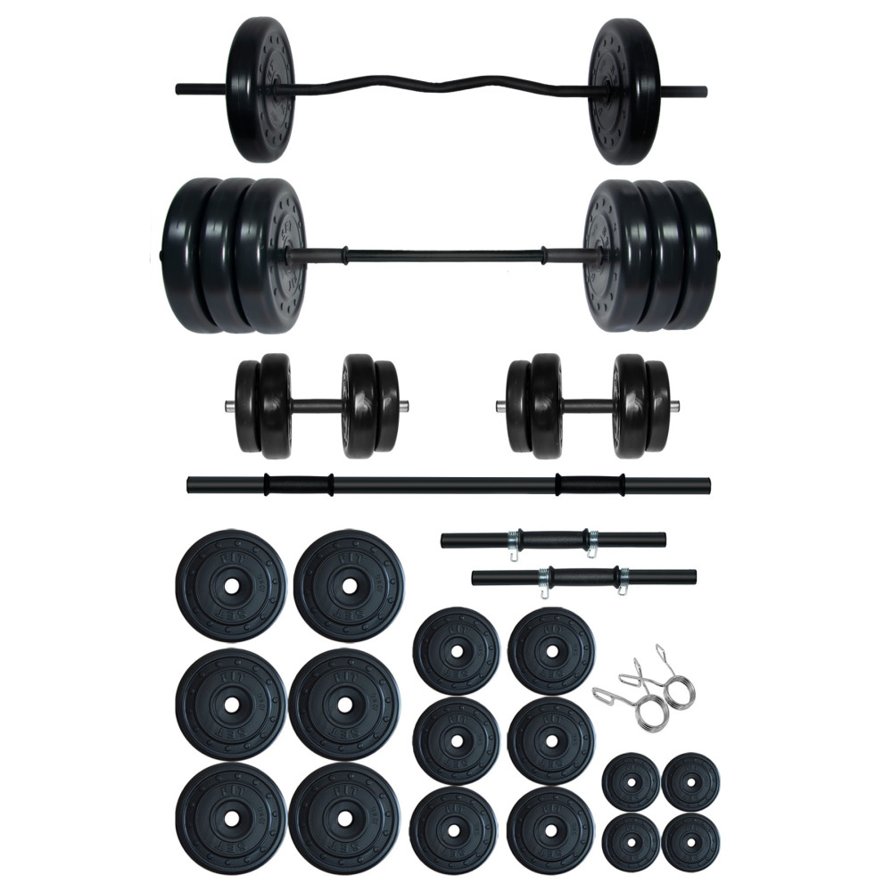 Fitset 108 kg Z Barlı Halter Seti Ve Dambıl Seti Ağırlık Fitness Seti Dambıllar & El / Ayak Ağırlıkları Fiyatı