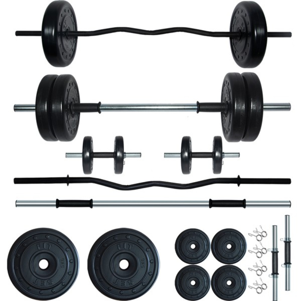 Fitset 28 kg Z Barlı Halter Seti ve Dambıl Seti Ağırlık Fitness Seti Dambıllar & El / Ayak Ağırlıkları Fiyatı