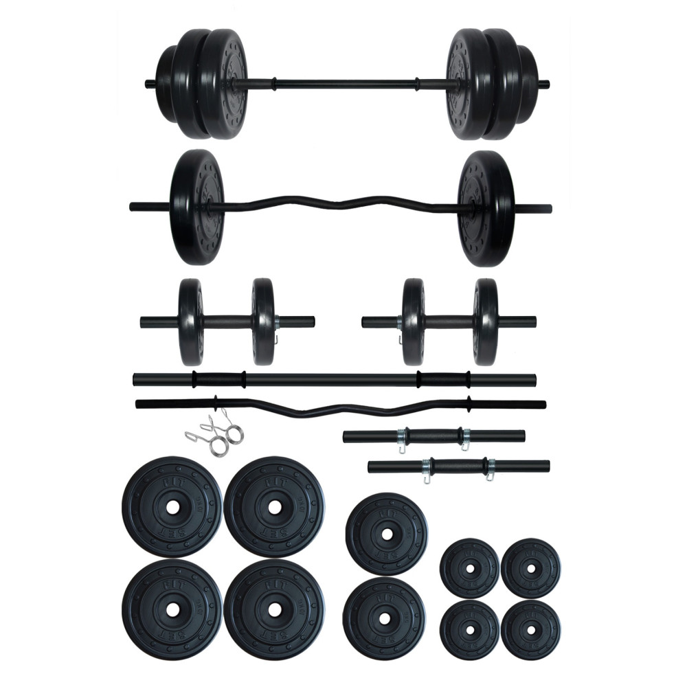 Fitset 68 kg Z Barlı Halter Seti Ve Dambıl Seti Ağırlık Fitness Seti Dambıllar & El / Ayak Ağırlıkları Fiyatı