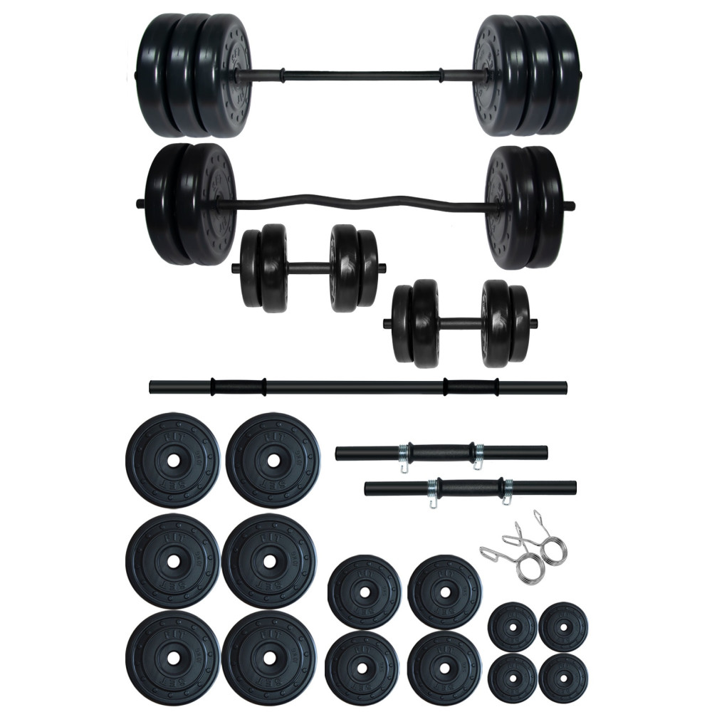 Fitset 98 kg Z Barlı Halter Seti Ve Dambıl Seti Ağırlık Fitness Seti Dambıllar & El / Ayak Ağırlıkları Fiyatı