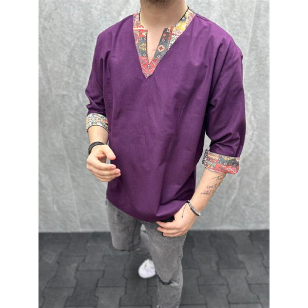 Fitting Room Erkek Fakir Kol Bohem Tshirt Erkek T-shirt Fiyatı