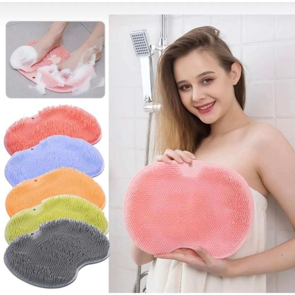 FİTZGERALD Vantuzlu Banyo Fırçası Masaj Pedi Sırt Ayak Kesesi Yıkama Lifi - Pembe Vücut Bakım Setleri Fiyatı