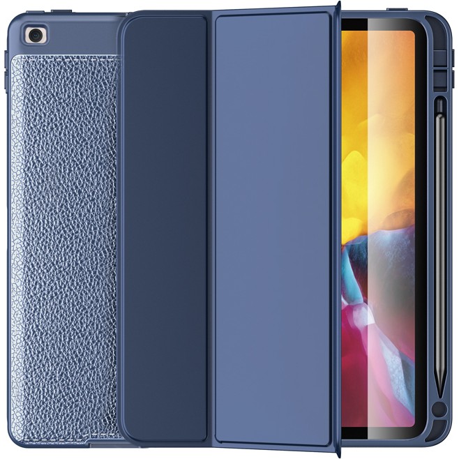 Five-E Apple iPad 8. Nesil 10.2 Inc Yatay Standlı Kalemlikli Uyku Modlu Leather Smart Kılıf ve Ekran Koruyucu A2270 A2428 A2429 A2430 - iPad 8.Nesil Tablet Kılıfı Fiyatı