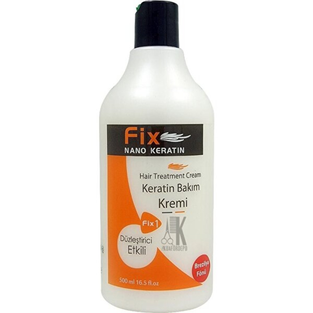 Fix Nano Keratin Brezilya Fönü Düzleştirici 500 ml Fix Nano Düzleştirici 500 Saç Bakım Maskeleri & Serumlar & Spreyler Fiyatı