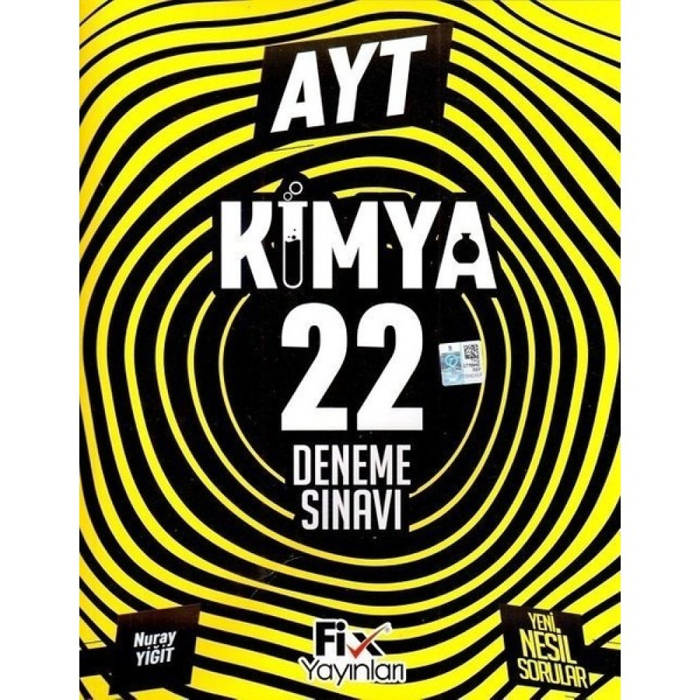 Fix Yayınları Yks Ayt Kimya 22 Deneme Fix Yayınları Temel Yeterlilik Testi (TYT) Fiyatı