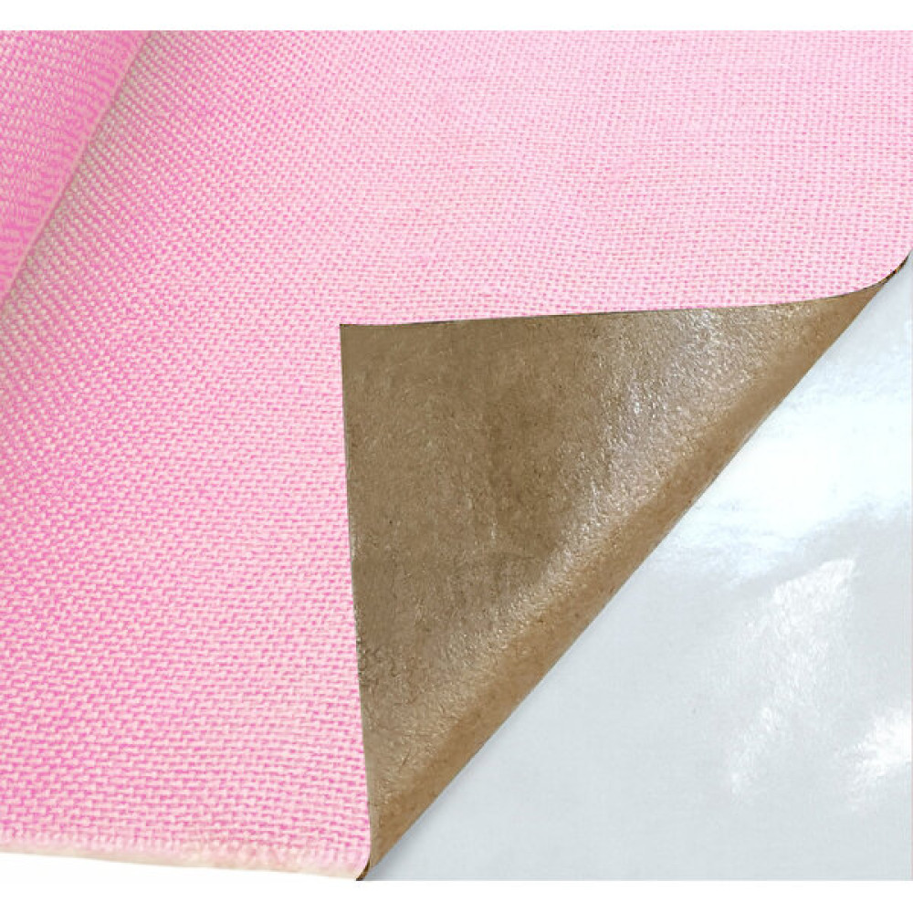 Fixall Adhesive Products Yapışkanlı Doğal Renkli Jüt Telis Kumaş Çuval Bezi 50X100 Cm. - Açık Pembe - 100 cm - 50 cm Kumaşlar Fiyatı
