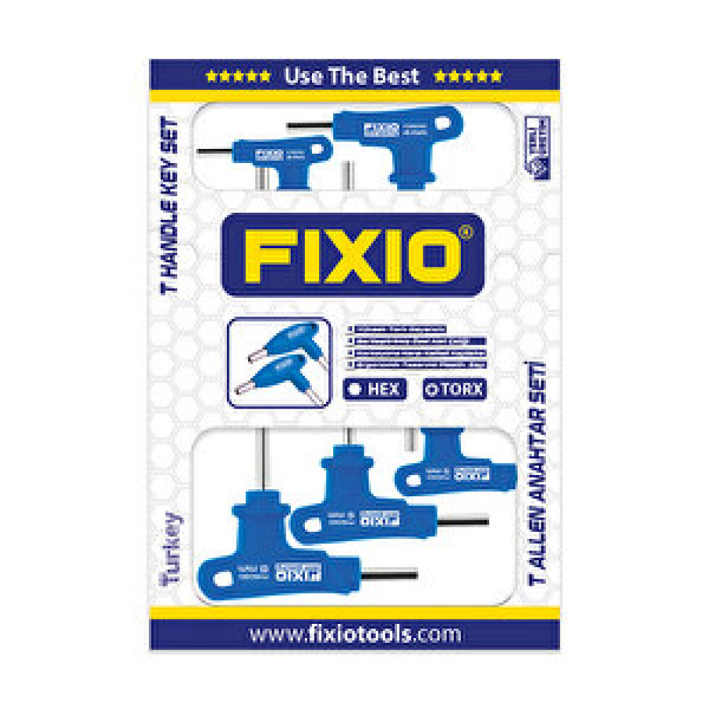 FIXIO 5 Parça Hex T Allen Takımı FH6105 Lokma Takımı Fiyatı