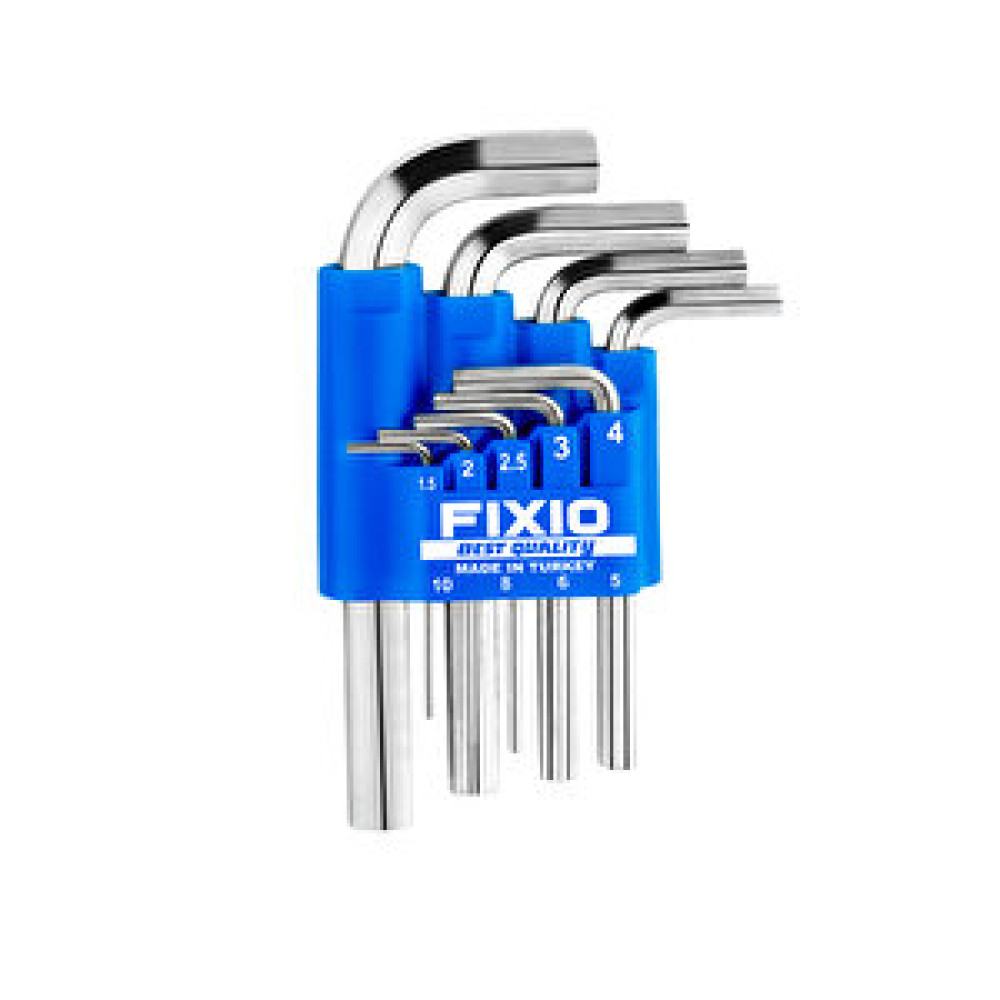 FIXIO 9 Parça Kısa Hex Allen Takımı FA1009 Lokma Takımı Fiyatı