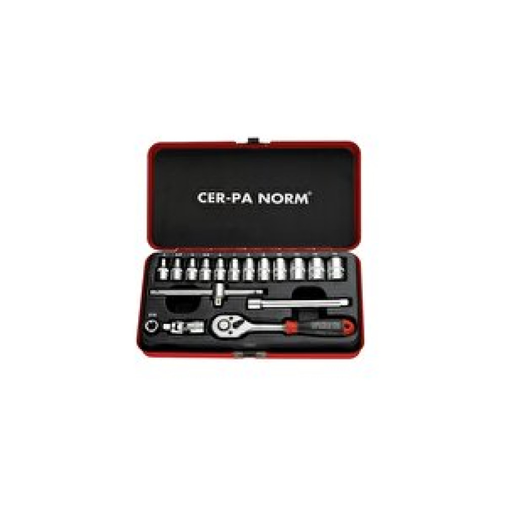 FIXIO Cer-pa Norm 4000 30 1417 ¼" 17 Parça Lokma Anahtar Takımı Lokma Takımı Fiyatı