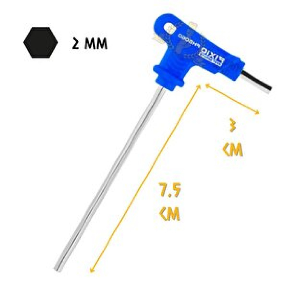 FIXIO Fixio Saplı Avuç İçi T Alyan Anahtar - 2 Mm. Anahtar Fiyatı