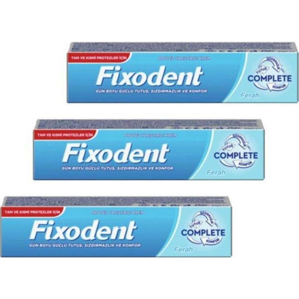 Fıxodent Complate Fresh 47 gr 3'lü Diş Beyazlatıcılar Fiyatı