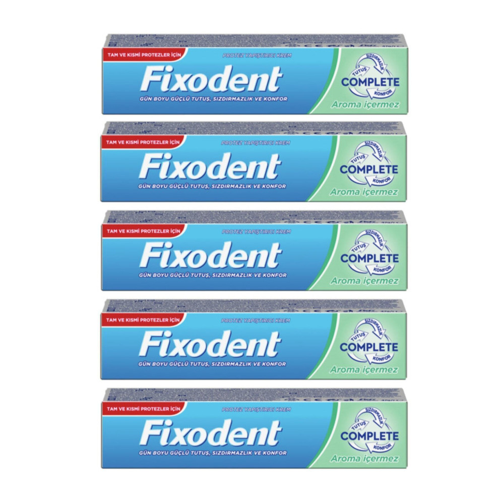 Fixodent Complete Diş Protez Yapıştırıcı Aromasız 47g X5 Adet Ağız ve Diş Sağlığı Fiyatı