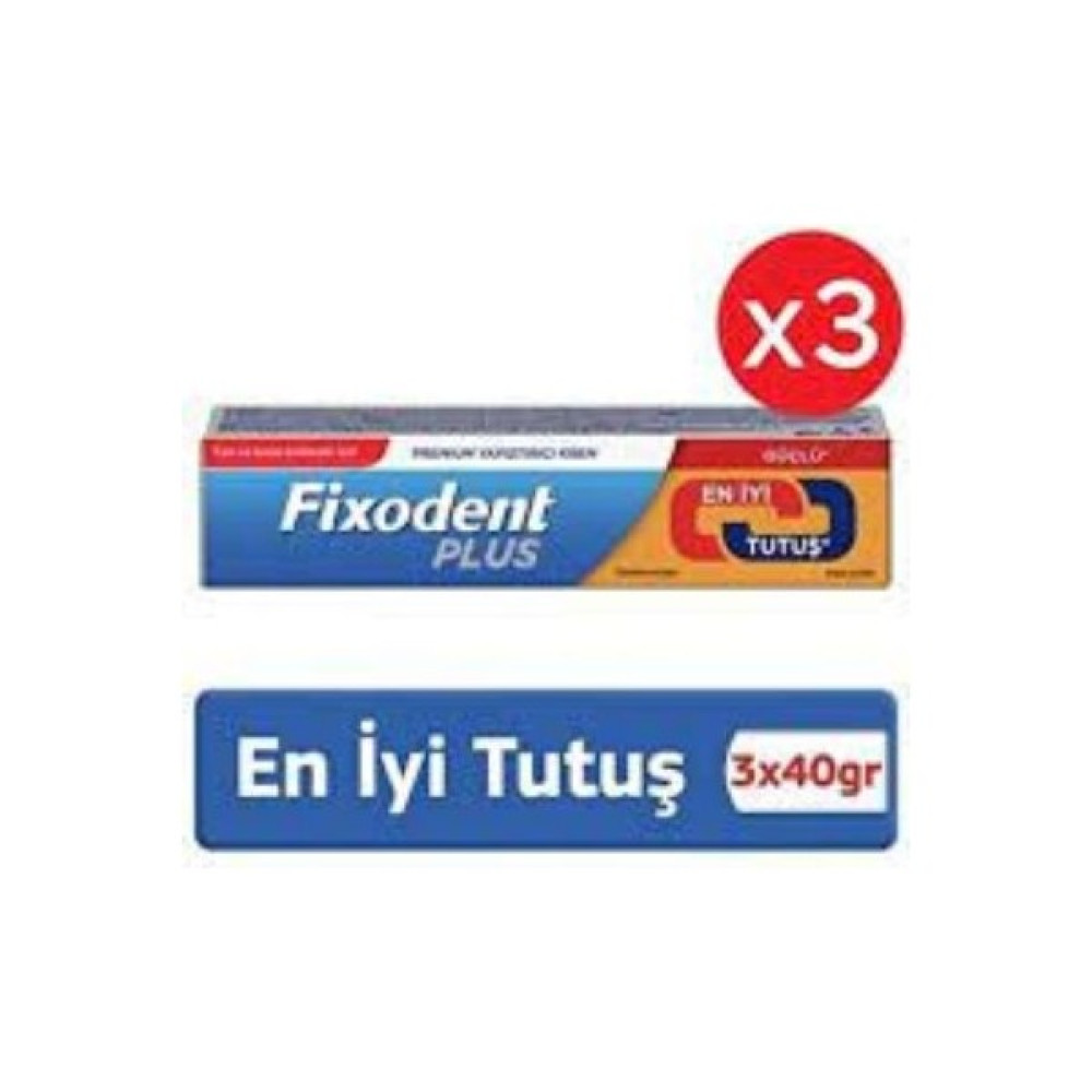 Fixodent Plus 40 gr Best x 3 Adet Diş Beyazlatıcılar Fiyatı